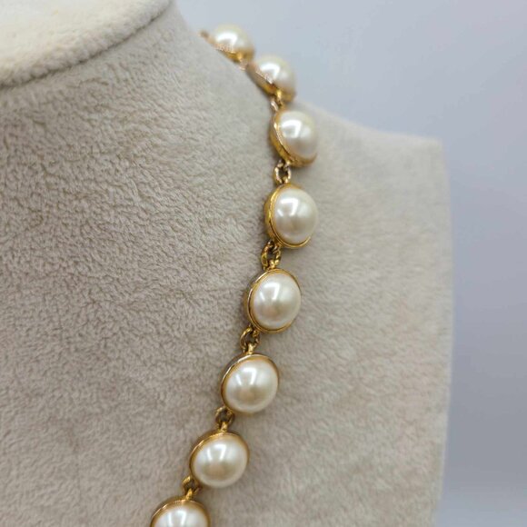 J Crew Faux Pearl Choker Necklace NWOT! - Picture 5 of 8